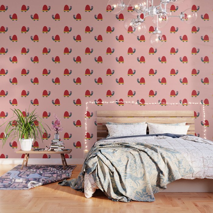 Tortoise pink Wallpaper
