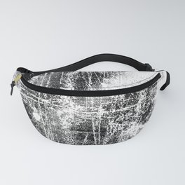 Urban Abstract Art Black and White Grunge Style 2 of 4 Fanny Pack