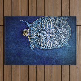 The Wisdom of the Sea Turtle Outdoor Rug