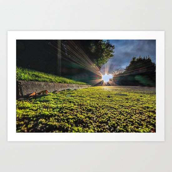 On my way Art Print