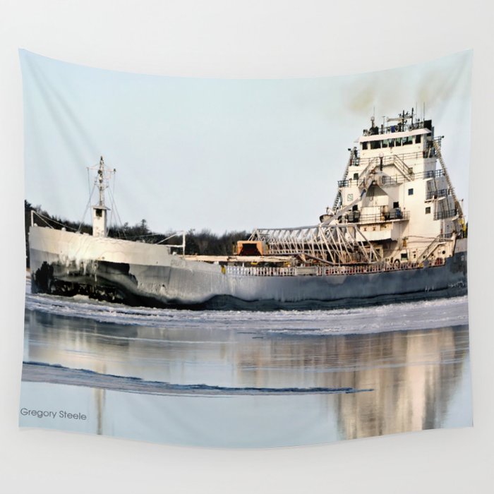 Great Republic Freighter Wall Tapestry