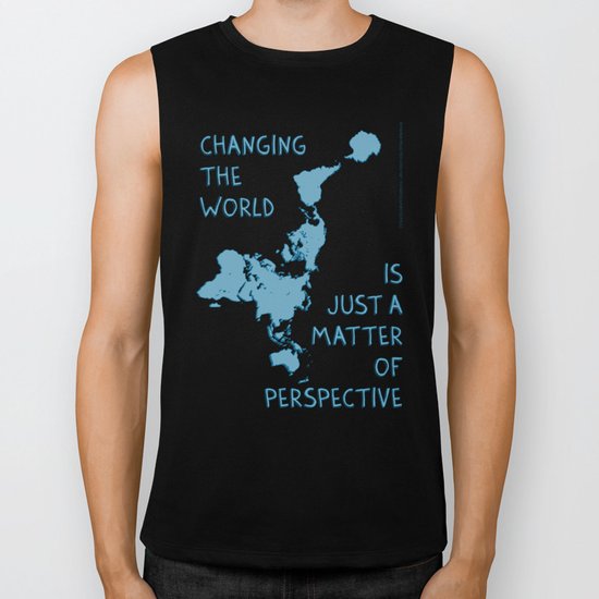 Dymaxion Perspective Biker Tank