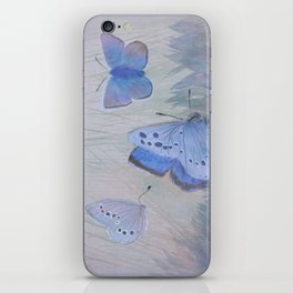 Mission Blue Butterfly iPhone Skin