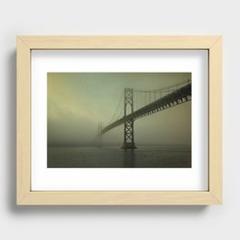 mount hope bridge Recessed Framed Print