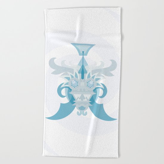 Crystal Sea Creature Beach Towel