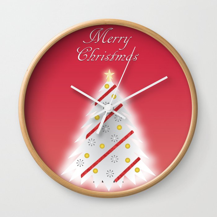 O Christmas Tree Wall Clock