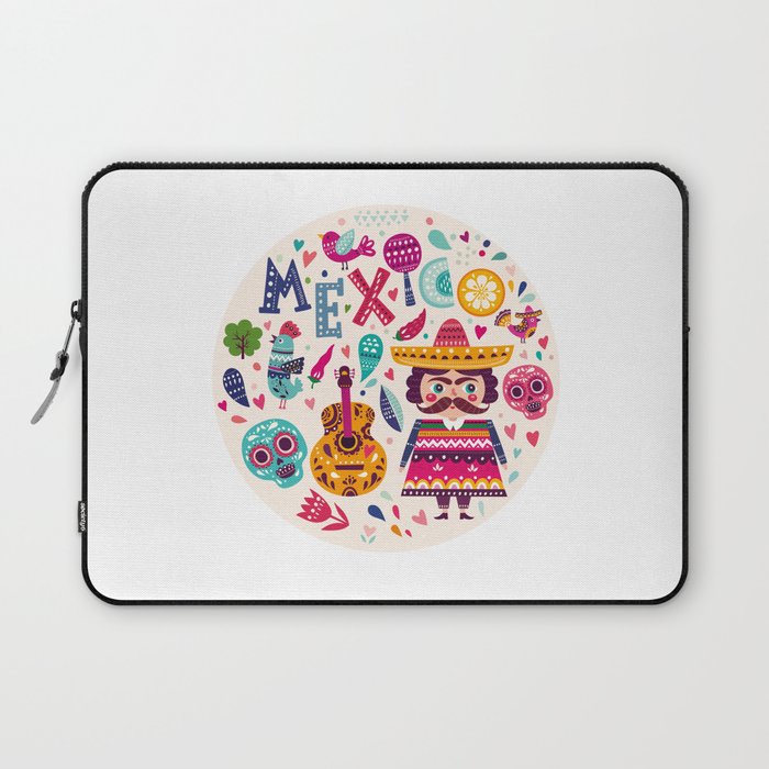 Mexico Circle Laptop Sleeve