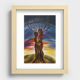 Even the Trees Make Love Recessed Framed Print