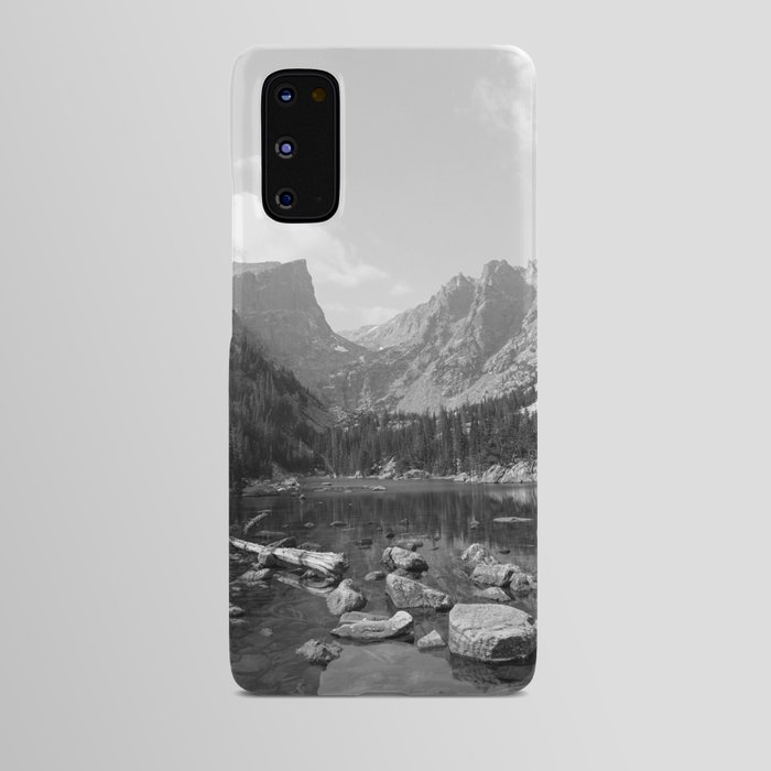 Colorado Rocky Mountain National Park - Black and White Android Case