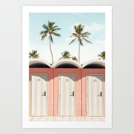 Beach Doors Art Print