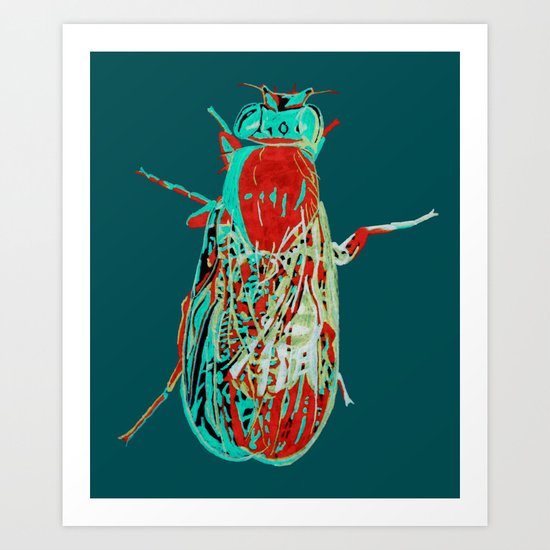 Fruit Fly 2 Art Print