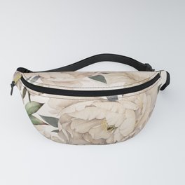 Peonies Pattern Fanny Pack