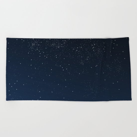Stars in Space Beach Towel