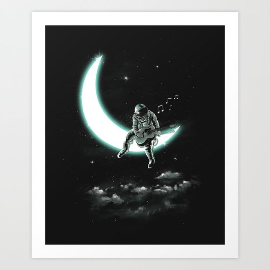 The Moon Song Art Print