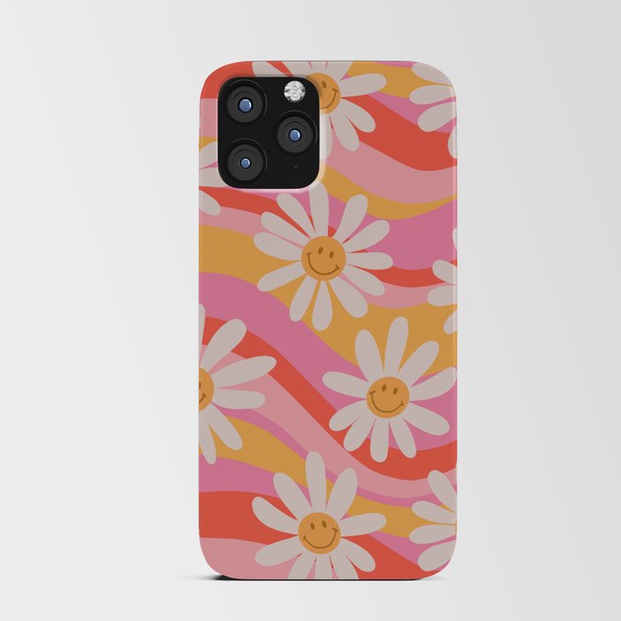 Wavy Daisies iPhone Card Case
