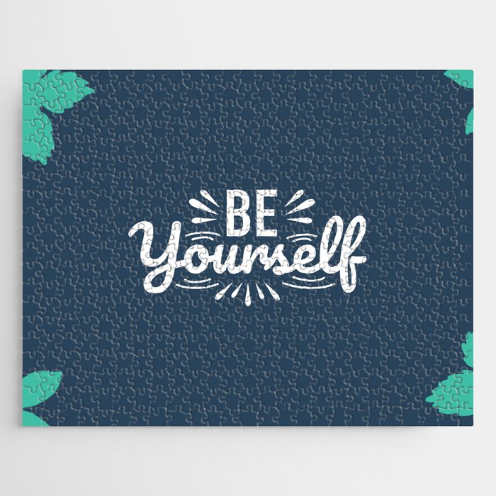 quotes - be youtself Jigsaw Puzzle