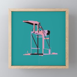 Oakland Crane Framed Mini Art Print