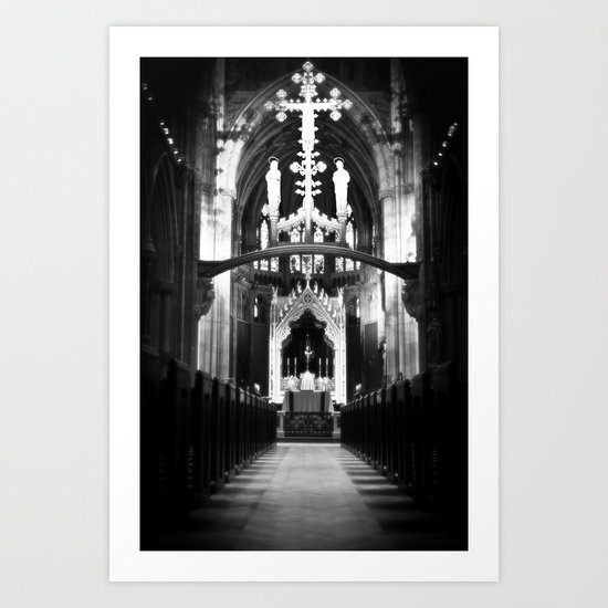 Cathedral in England Art Print