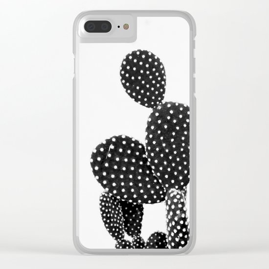 cactus vertical Clear iPhone Case