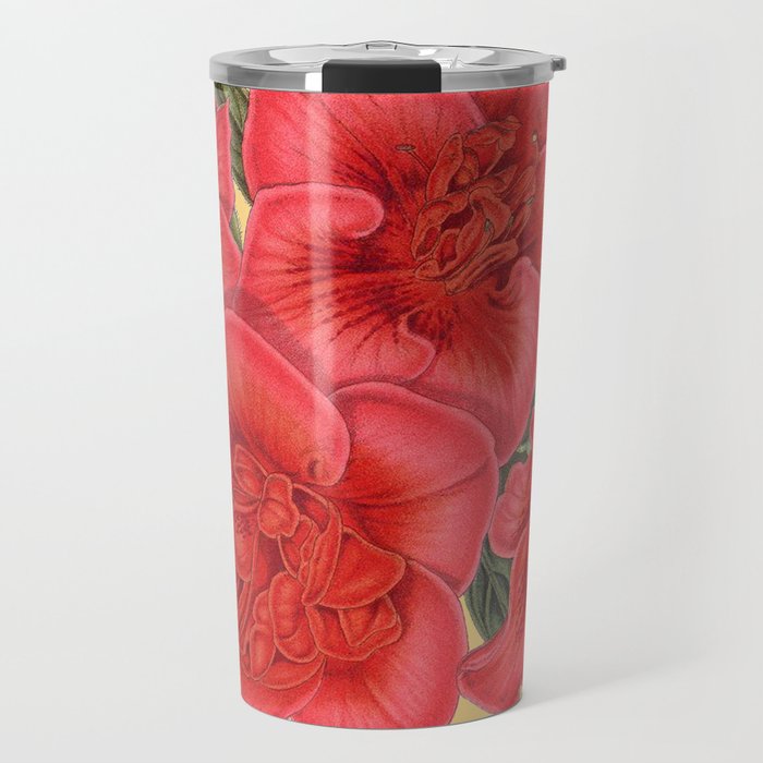 Vintage Azaleas Travel Mug