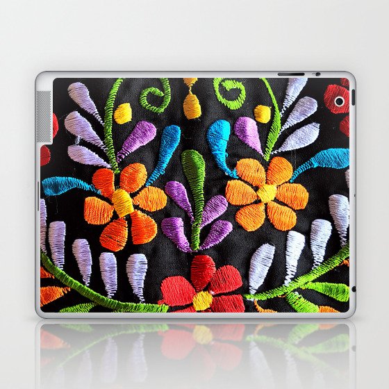 Mexican Flowers Laptop & iPad Skin