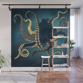 Metallic Octopus IV Wall Mural