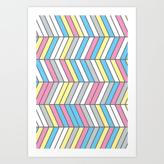 Four Colour Process Art Print