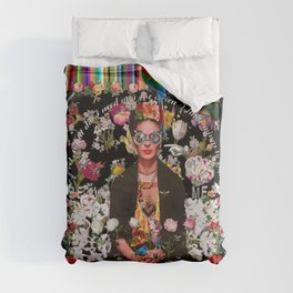 Frida OTT Kahlo You Are Too Much Duvet Cover