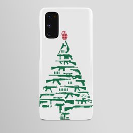 Rifle Weapon Gun Christmas Tree T-Shirt   Android Case