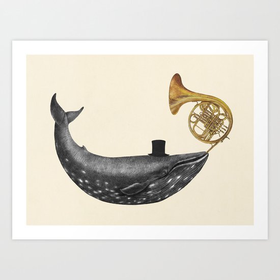 Whale Song Art Print