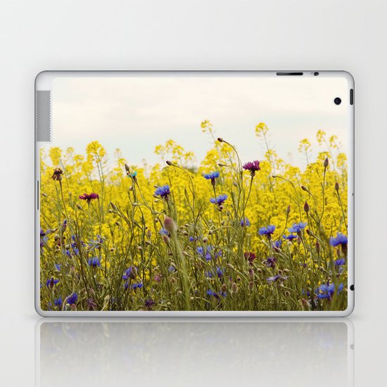 Yellow Wildflowers Laptop & iPad Skin