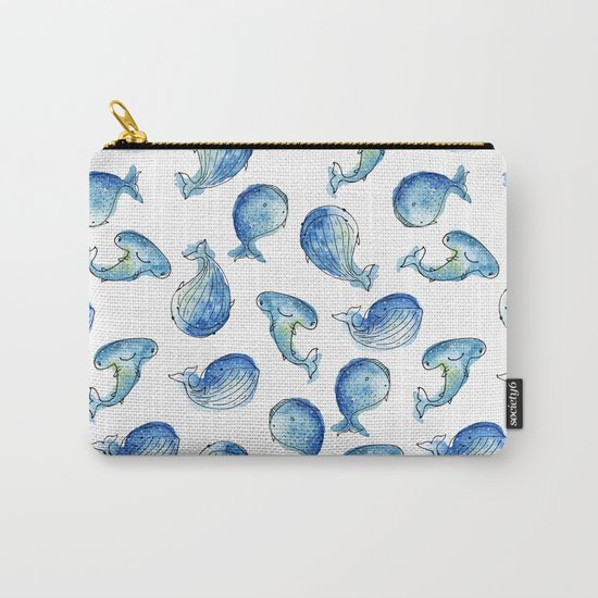 Whales Carry-All Pouch
