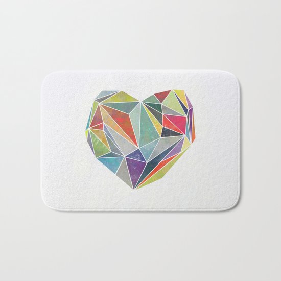 Heart Graphic 5 Bath Mat