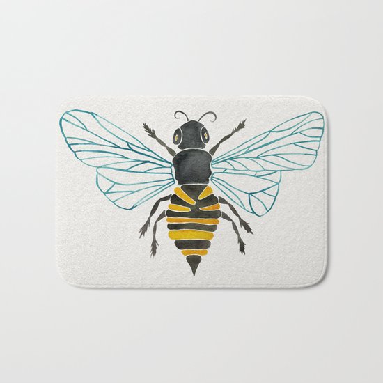 Honey Bee Bath Mat