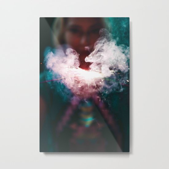 smoking area colour Metal Print