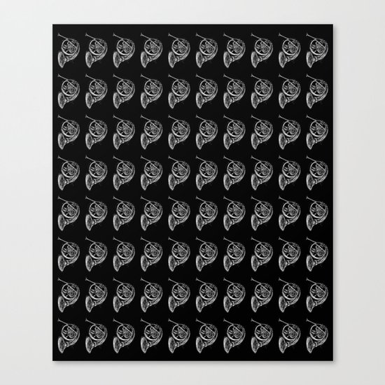 French Horn pattern Canvas Print