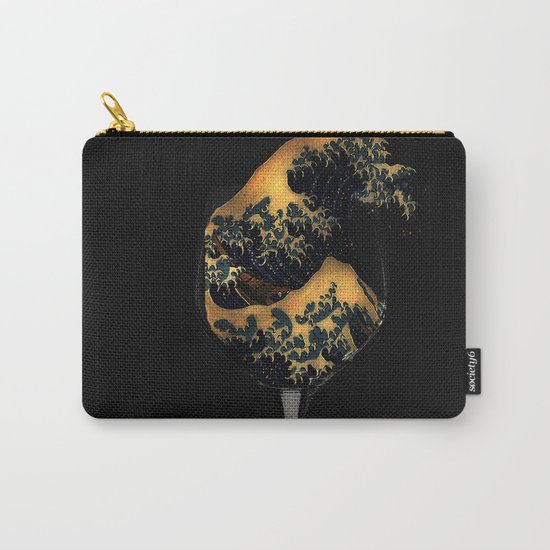 The Great wave in the glass Carry-All Pouch