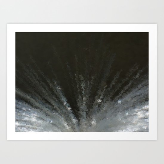 Flash in the night Art Print