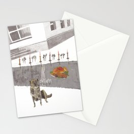 Feast for A Dog Stationery Card