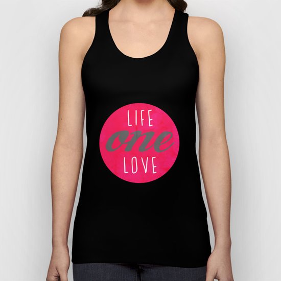 One life one love Unisex Tank Top