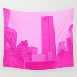 Pink NYC Wall Tapestry