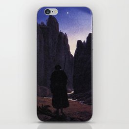   Pilgrim in a Rocky Valley - carl gustav carus iPhone Skin