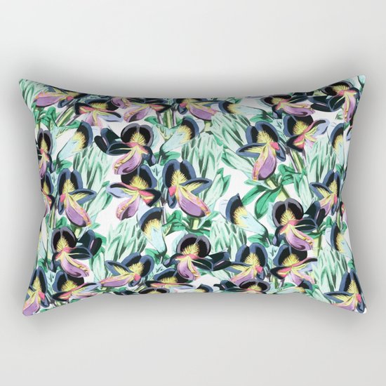 Floral Flutter #society6 #decor #buyart Rectangular Pillow