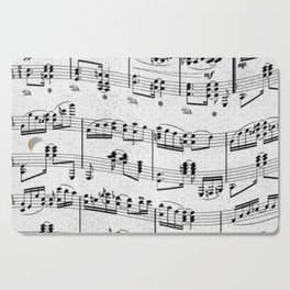 Stylized Music Paper Partition Pattern Cutting Board