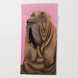 Dog gravity Beach Towel