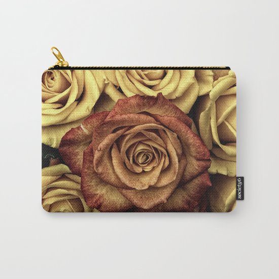 Vintage Roses Carry-All Pouch