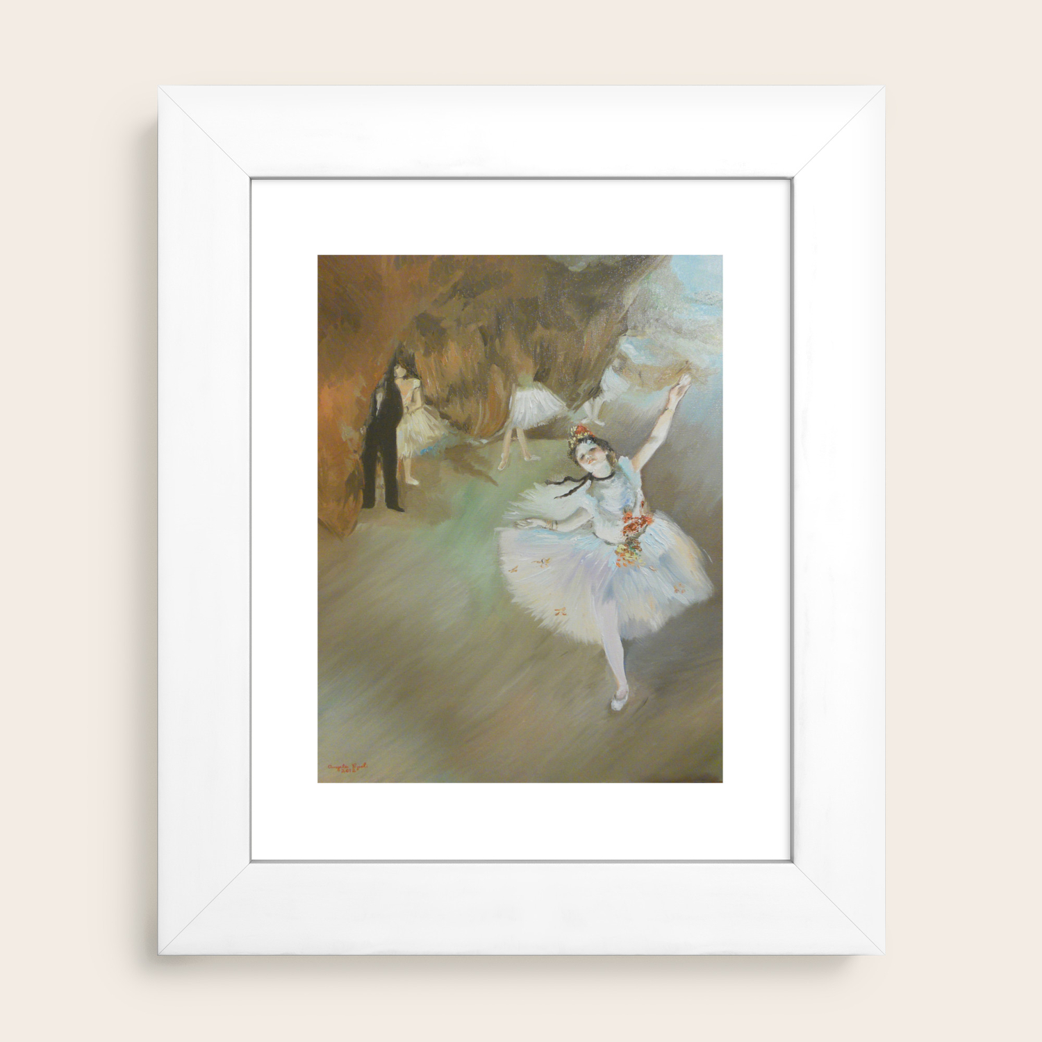 L Etoile The Star Edgar Degas Framed Art Print By Tsell Society6