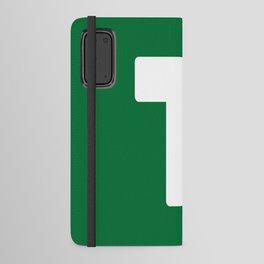 T (White & Olive Letter) Android Wallet Case