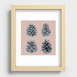 PINECONE Recessed Framed Print