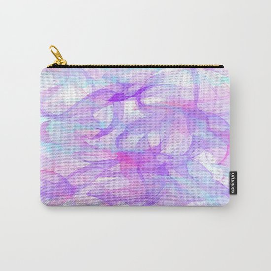 Soft Veils Of Color Abstract Carry-All Pouch